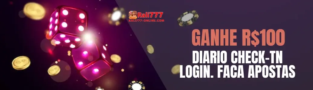 RALI777 Promoções banner